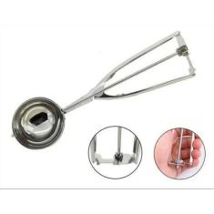 Colher de sorvete inox com ejetor - Kehome