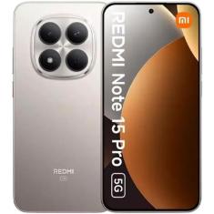 Smartphone Xiaomi Redmi Note 15 Pro 5G 8ram 256GB Silver, 256GB, Cinza