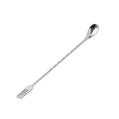 Colher Bailarina em Aço Inox Com Mini Garfo 30cm Frigopro