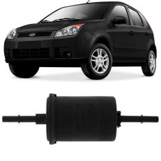 Filtro Combustível Ford Fiesta 1.0 1.6 2001 a 2015 Metal Leve
