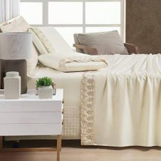 Jogo De Cama Supreme Casal Padrão 04 Peças - Vanilla