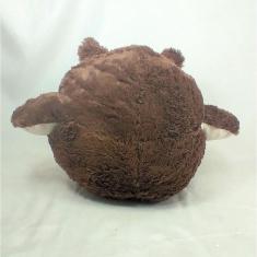 Coruja De Pelúcia 45 Cm Largura Marrom