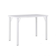 Mesa de Jantar Tubular Retangular 900 Roma - Bona Vita Móveis