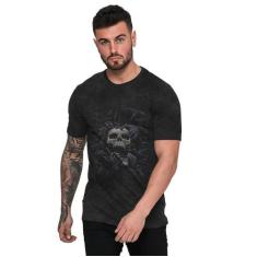 Camiseta Cemitério Zumbis com Caveira - Di Nuevo, P, Grafitte