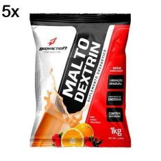 Kit 5X Malto Dextrin BodyAction - 1000g-Masculino