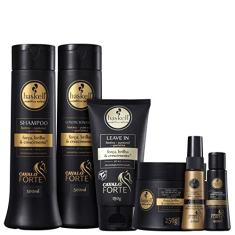 KIT HASKELL CAVALO FORTE SH COND 500ML MÁSC 250GR COMPLETO FULL 6 ITENS