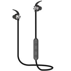 Fones de ouvido magnéticos de metal sem fio, fones de ouvido esportivos bluetooth, com microfone, com slot para cartão de memória tf ipx8 à prova d'água