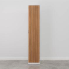 Guarda Roupa Hera 1 Porta 4 Gavetas 1 Cabideiro CabeCasa MadeiraMadeira Louro/Branco Geada/Cinza