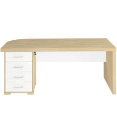 Mesa para Escritório 4 Gavetas Lado Esquerdo