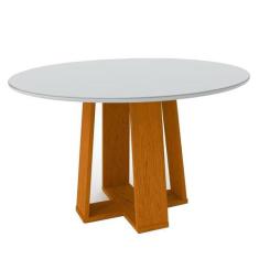 Mesa De Jantar Isabela 135X135cm Ype/Off White - New Ceval