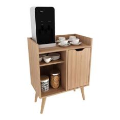 Balcão Cozinha Retrô com 1 Porta e Prateleiras Multimóveis CR20100, Am