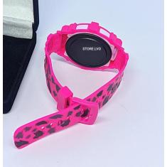 Kit Relógio Infantil Meninas Digital Esporte Silicone + Conjunto Colar
