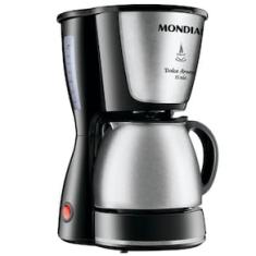 Cafeteira Elétrica Mondial Dolce Arome Thermo Inox C-34 15 Xícaras – Preta e Inox