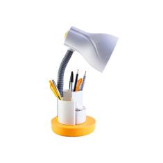 Luminária De Mesa Startec Spiralle Com Porta Lápis E27 Bivolt Amarelo