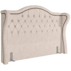 Cabeceira Cama Box Casal Queen 160cm P05 Lisboa Bege Claro