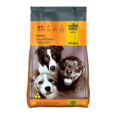 Ração Three Dogs Cães Filhotes Raças Médias e Grande 10,1Kg 