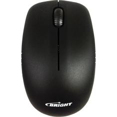 Mouse Óptico Sem Fio Malasia Preto - Bright