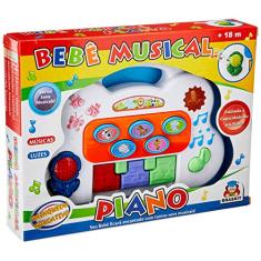 Braskit Bebê Musical Piano Branco