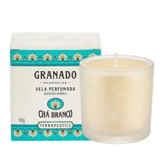 Vela Perfumada Aromática de Ambientes Terrapeutics Granado Chá Branco 