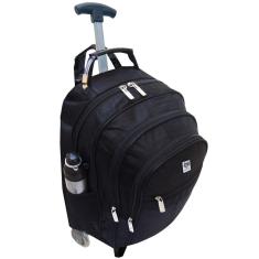 Mochila bolsa mala com rodinhas faculdade escola trabalho