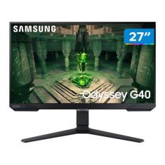 Monitor Gamer Samsung Série G40 Odyssey 27 Full Hd 240Hz 1Ms Display P