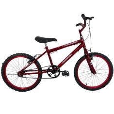 Bicicleta Infantil Passeio Aro 20 Masculina Vermelho