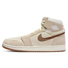 Tênis masculino Air Jordan 1 Zoom CMFT 2 (DV1307-120, Sail/Legend marrom médio), Sail/Legend marrom médio, 42