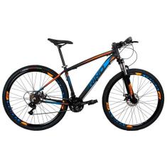 Bicicleta Aro 29 Rino Everest Color 24V Cambios Shimano  Freio Hidraulico  Suspensão C/ Trava-Unissex