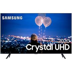 Smart TV 55'' Samsung Crystal UHD 55TU8000 4K, Wi-fi, Borda Infinita, Alexa built in, Controle Único, Visual Livre de Cabos, Modo Ambiente Foto