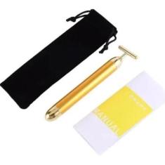 Massageador Facial Energy Beauty Bar Ouro 24K - Top Total