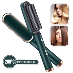 Escova Alisadora De Cabelos Bivolt e Anti-Frizz Alisa, Modela, Hidrata