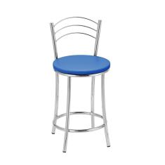 Kit 2 Banquetas Cromadas Bc26c Assento Espuma D15