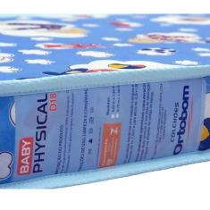 Berço Americano Katatau com Colchão D18 - Reller Móveis  Branco Brilho