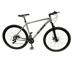 Bicicleta Aro 29 Aluminio Ksw Xlt 100 Freio Disco 21v Suspensão Diante