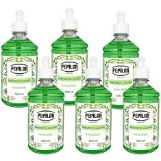 6UN Sabonete Liquido Erva-Doce 500ml Pepilon (6)