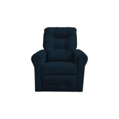 Poltrona Do Papai Reclinável Clio - Chumbo Light