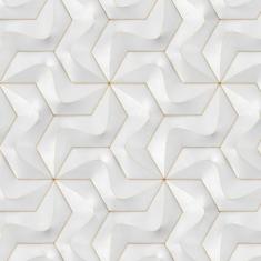 Papel De Parede 3D Formas Geometrica Autocolante Sala Quarto - LRP