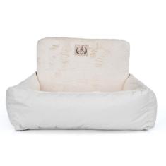 Cama Auto para Cachorro e Gato Pet - Bichinho Chic, Creme, M