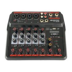 Mesa de Som 6 Canais MC6-BT - soundvoice