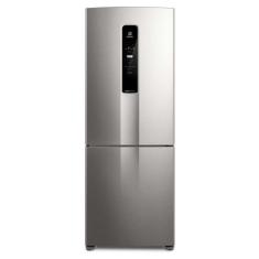 Geladeira Frost Free 490L Efficient com AutoSense Inverse Inox Look IB7S Electrolux