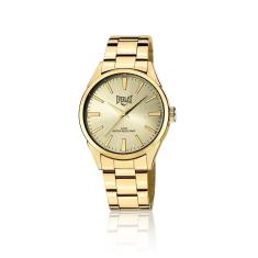 Relógio Pulso Everlast Masculino Aço Dourado E640-Masculino