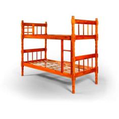 Beliche Torneada 6 Milão 80 cm com Grade e Escada em Madeira Maciça Me