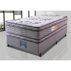 Cama Box Solteiro Colchão Ortopédico + Box 88x188x71 Double Face Espum