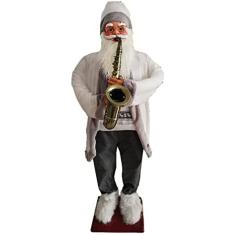 Papai Noel Dançante Animado Em Tamanho Real De 6' Com 8 Músicas, Papai Noel Dançante Cantando De Natal, Decoração De Papai Noel Com Agitação Elétrica, Para Enfeites De Pátio Doméstico De Árvore De