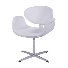 POLTRONA TULIPA ESTOFADA BRANCA - OR DESIGN