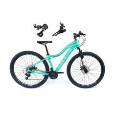Bicicleta Aro 29 Feminina Absolute Hera Alumínio 24v Câmbios Shimano Tz Freio a Disco Suspensão Dian-Feminino