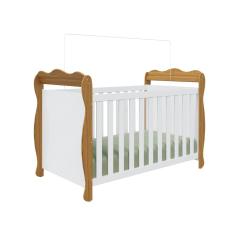 Berço Lisi Moveis Peroba Americano minicama MDF