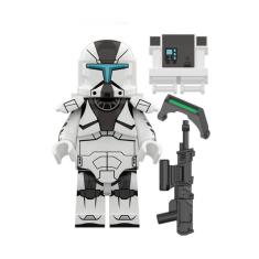Boneco Blocos De Montar Star Wars Clone Commando 6 Bw