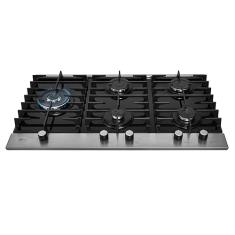 FISCHER COOKTOP À GÁS 5 BOCAS PLATINIUM MESA VIDRO PRETO 33810-92122