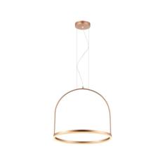 Pendente Cage LED, 20W, Luz amarela 3000K, Cobre, 50cm, Avant